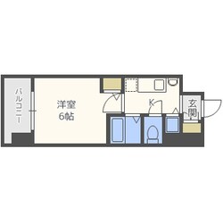 プレサンス上町台東平の物件間取画像